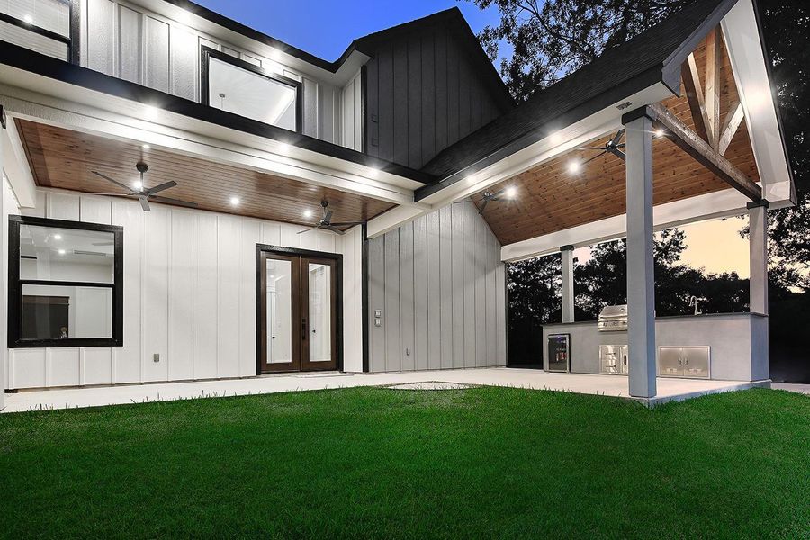 Exterior details and patio area of a home in , Willis (Image 26). Exterior details and patio area of a home in , Willis (Image 26).