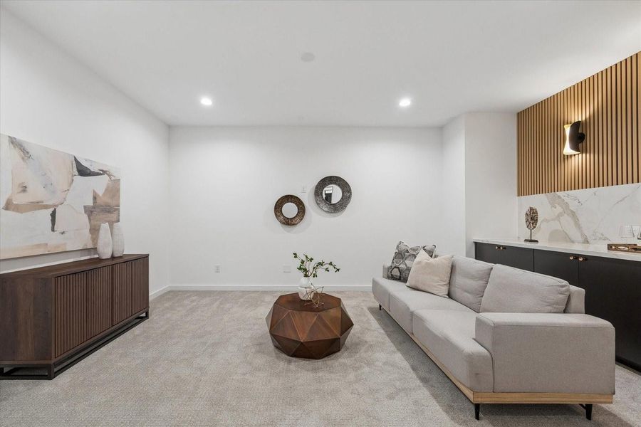 Furnished interior view inside a new home in , Houston (Image 7).