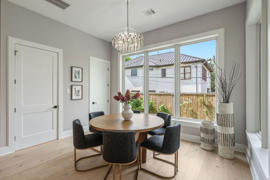 Furnished interior view inside a new home in , Houston (Image 8).