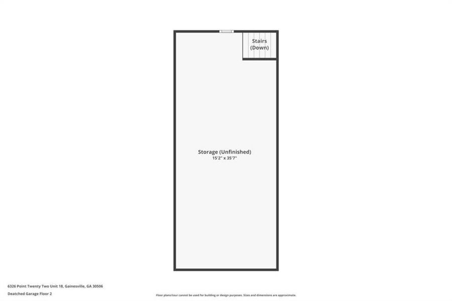 2D floor plan layout of this home in , Gainesville, GA (Image 6).