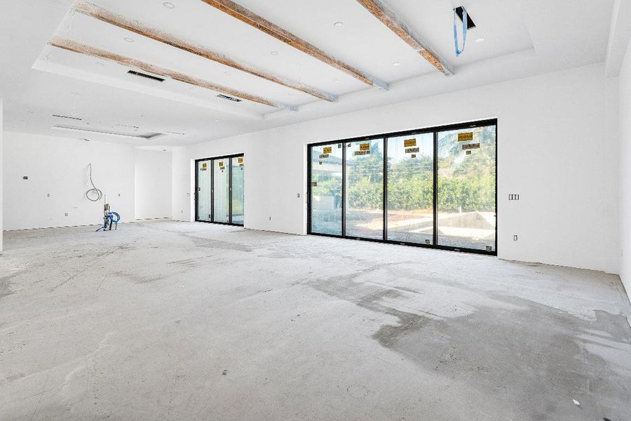 Living Room/Kitchen - Construction