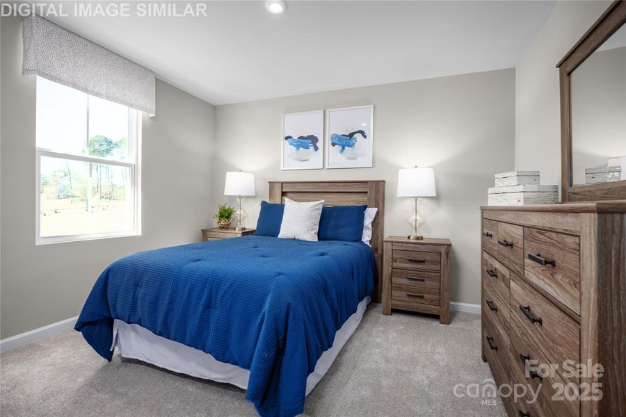 Furnished interior view inside a new home in Bozardt Farms, Charlotte (Image 7).