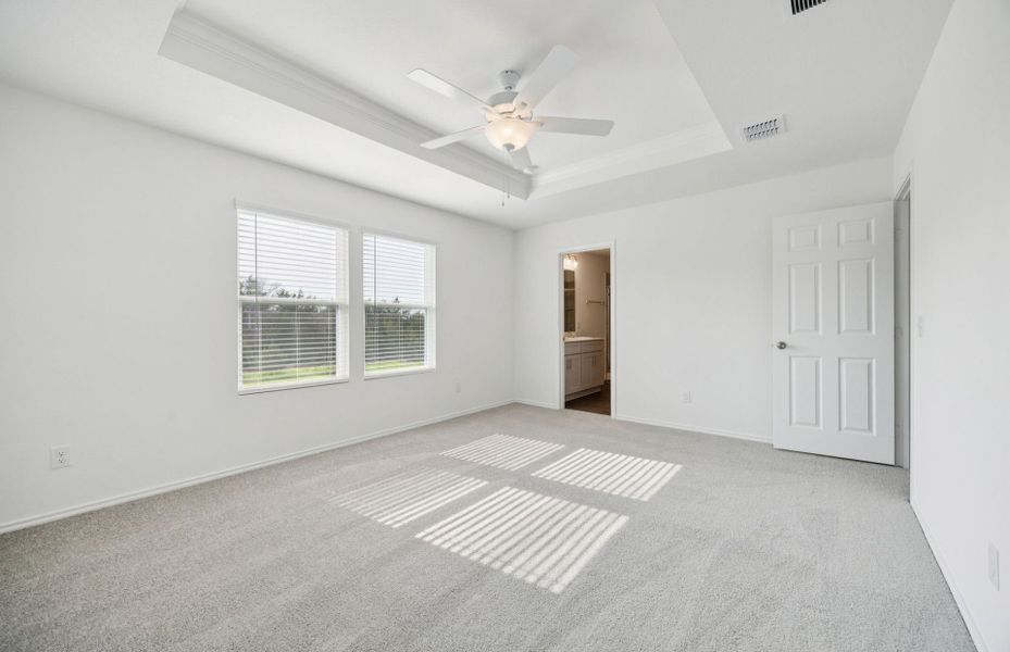 Representative unfurnished interior of a home built from the Camelia by Centex in Mobberly Farms, Pilot Point (Image 23).