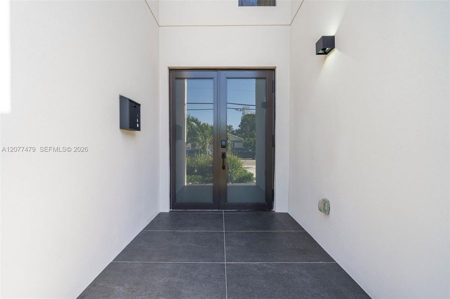 Exterior details and patio area of a home in , Miami (Image 28). Exterior details and patio area of a home in , Miami (Image 28).