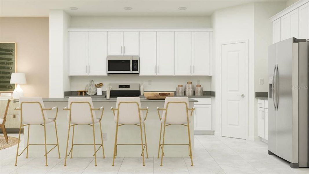 Furnished interior view inside a new home in Meadow Pointe, Groveland (Image 14).