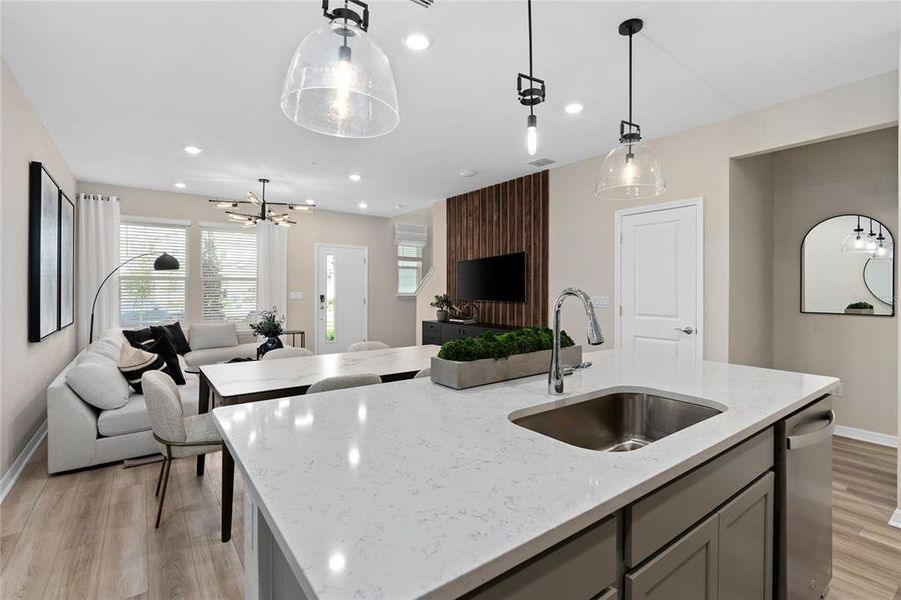 Furnished interior view inside a new home in EverBe, Orlando (Image 7).