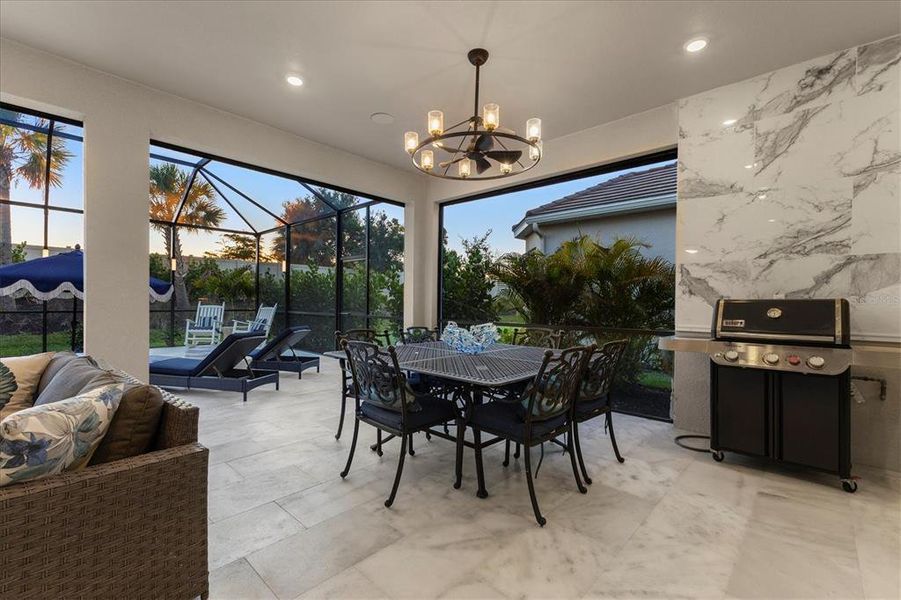 Furnished interior view inside a new home in Esplanade at Azario Lakewood Ranch, Bradenton (Image 37).