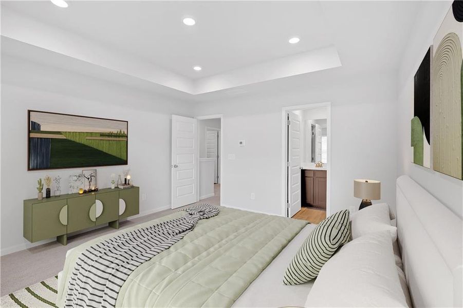 Furnished interior view inside a new home in , Rockmart (Image 5).