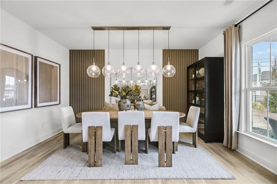 Furnished interior view inside a new home in Haverhill Estates, Dacula (Image 3).