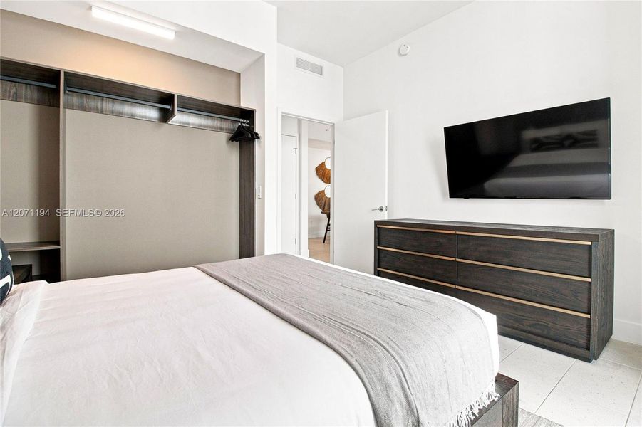 Furnished interior view inside a new home in , Miami (Image 16).