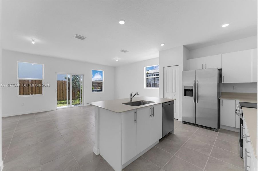 Furnished interior view inside a new home in , Florida City (Image 8).