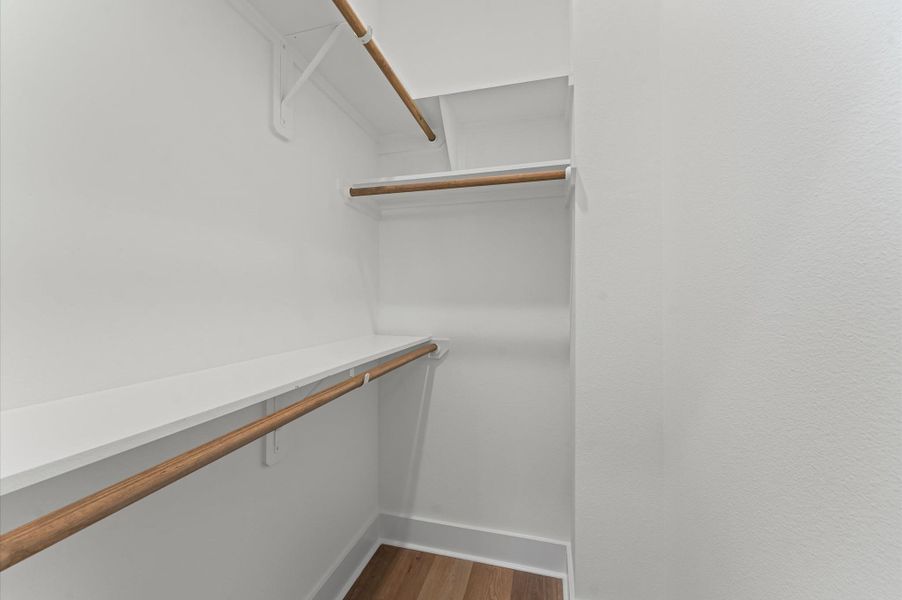 First floor bedroom closet.