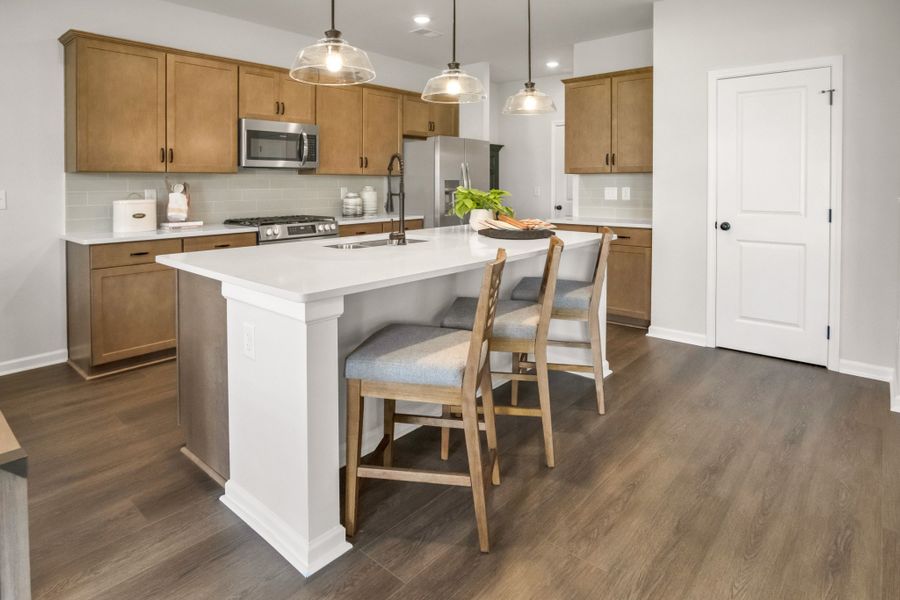 Furnished interior view inside a new home in The Oaks, Clarksville (Image 10).