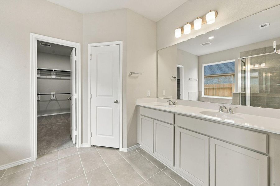 Furnished interior view inside a new home in The Trails, New Caney (Image 15).