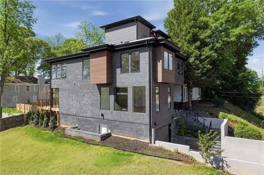 Exterior details and patio area of a home in , Atlanta (Image 3).