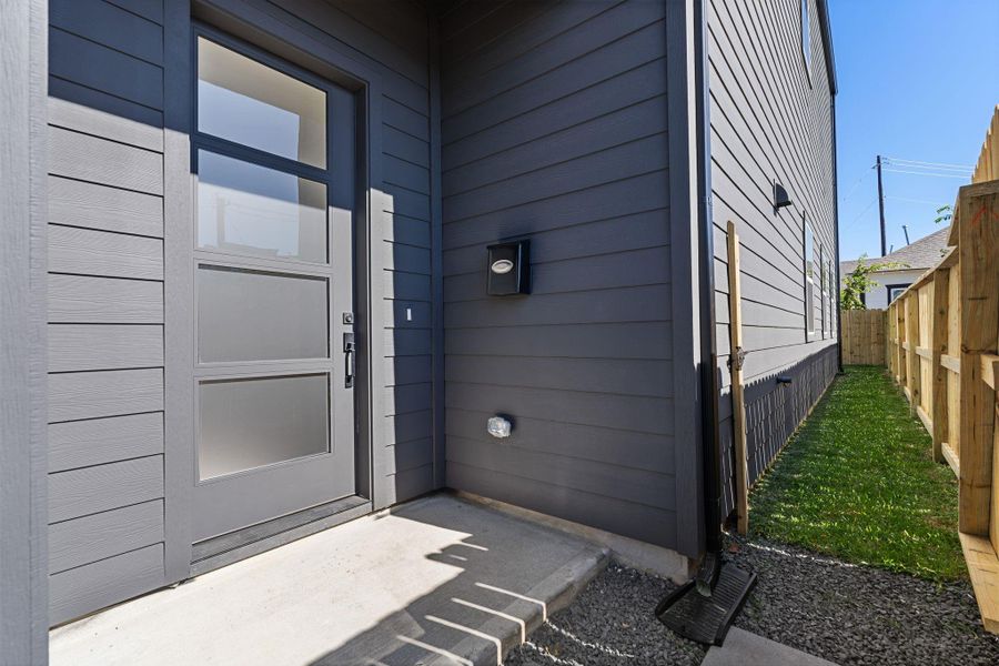 A brand new construction home in the vibrant East End neighborhood, with a private side entrance.