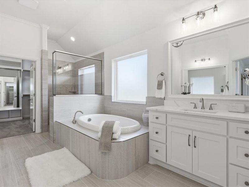 Furnished interior view inside a new home in , Granbury (Image 31).