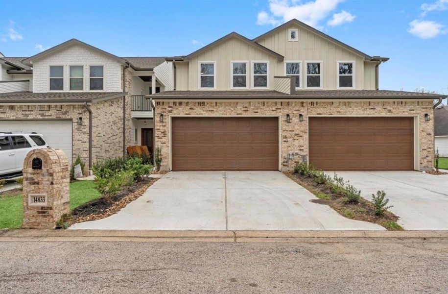 Front exterior of a new home in , Willis, TX, highlighting curb appeal (Image 1). Front exterior of a new home in , Willis, TX, highlighting curb appeal (Image 1).
