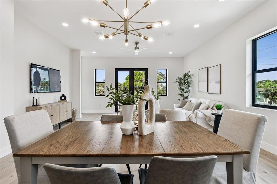 Furnished interior view inside a new home in , St. Petersburg (Image 54).