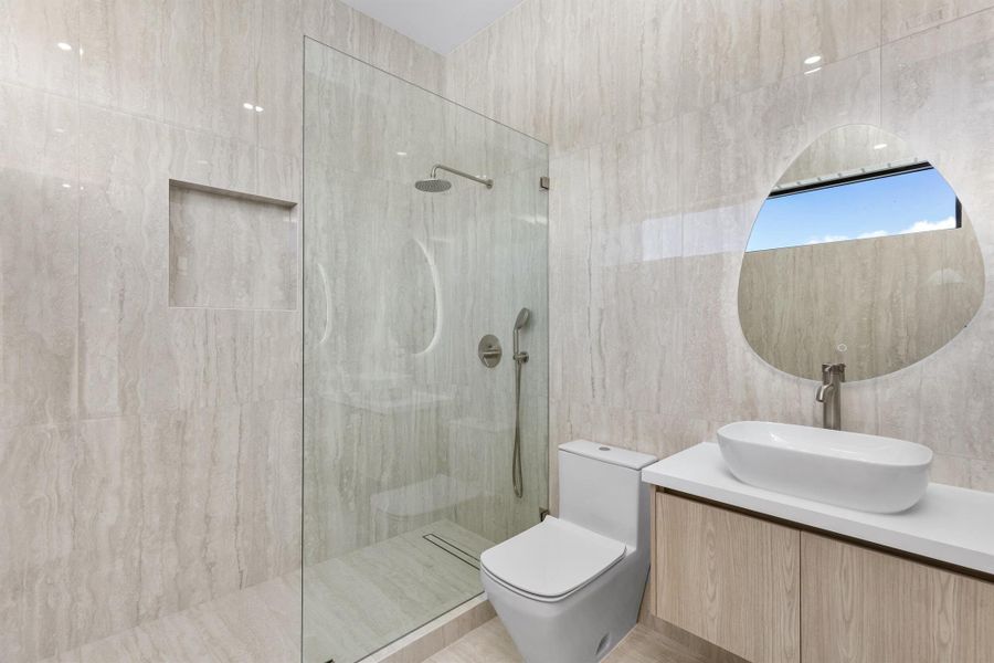 Furnished interior view inside a new home in , Boca Raton (Image 45).