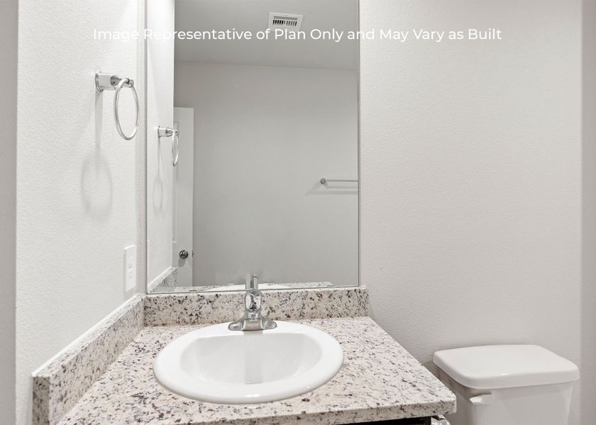 Representative furnished interior of a home built from the Camden by D.R. Horton in London Towne, Corpus Christi (Image 12).