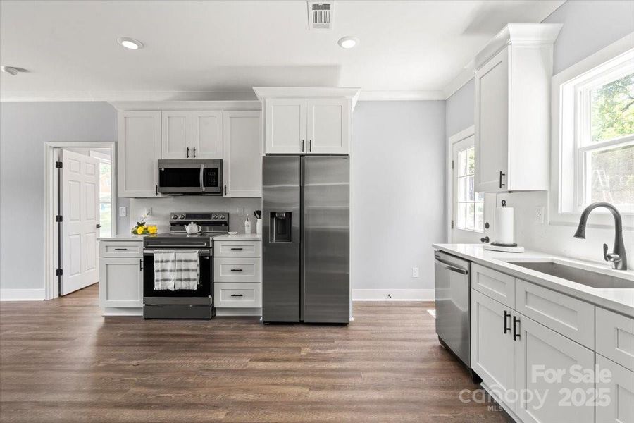 Furnished interior view inside a new home in , Albemarle (Image 8).