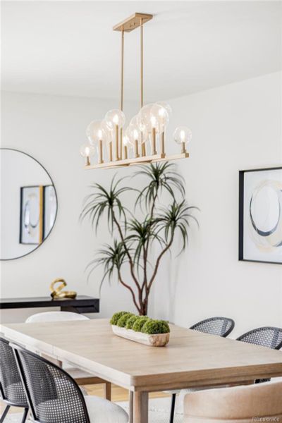 Furnished interior view inside a new home in , Denver (Image 31).