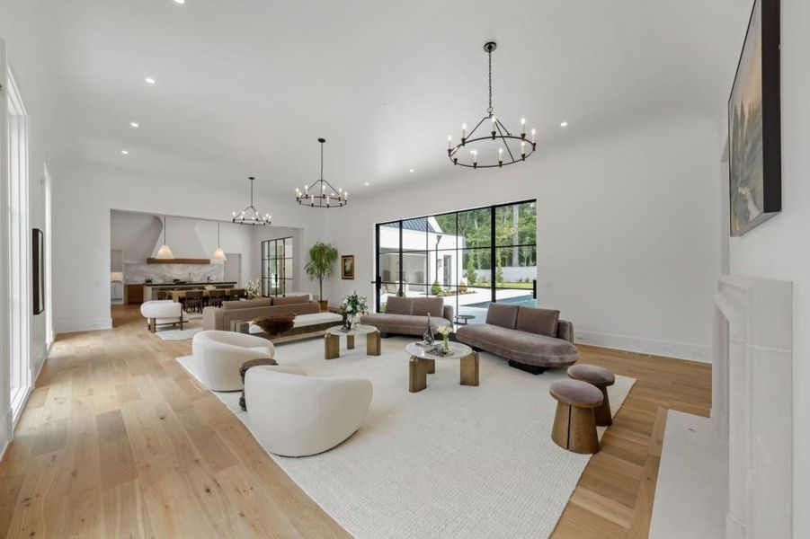 Furnished interior view inside a new home in , Atlanta (Image 18).