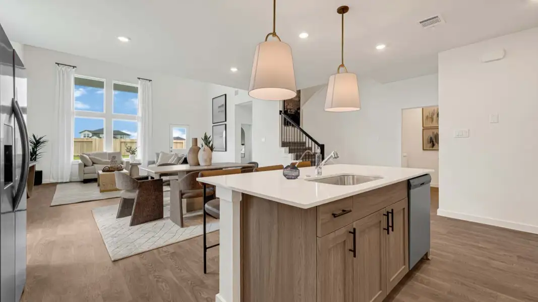 Furnished interior view inside a new home in Evergreen, Rosenberg (Image 6).