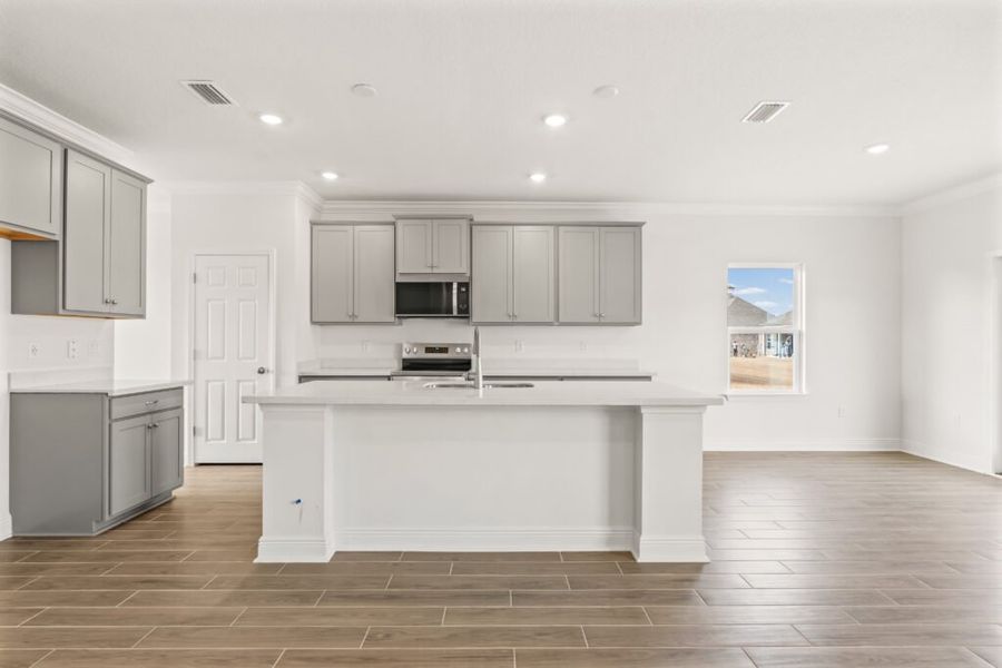 Furnished interior view inside a new home in Natureview, Freeport (Image 15).