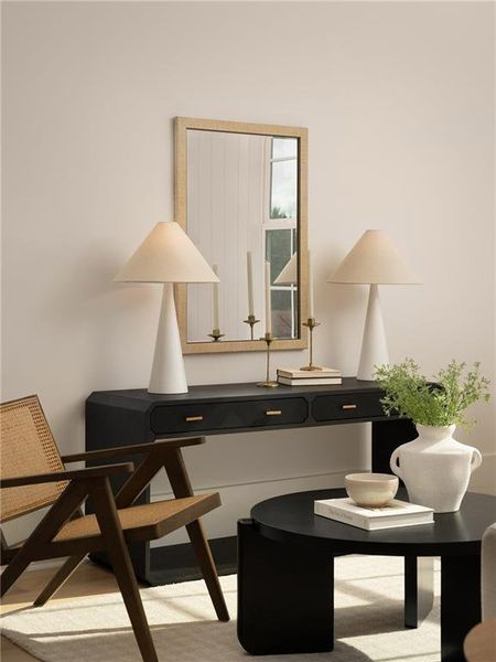 Furnished interior view inside a new home in , Milton (Image 38).