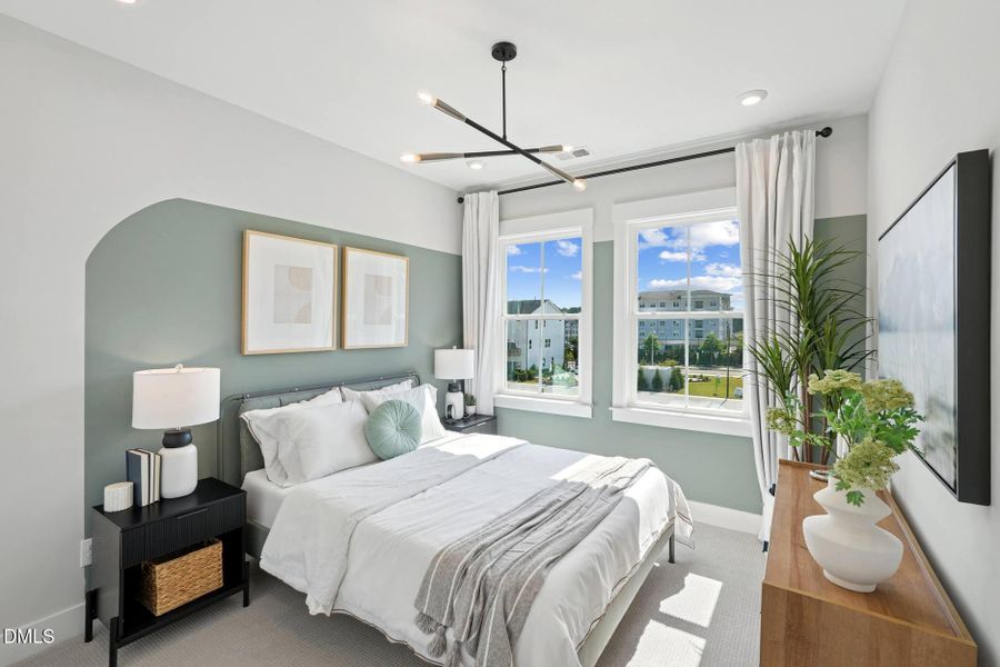 Twinleaf Townes_Piper Model_Bedroom 2_6. Twinleaf Townes_Piper Model_Bedroom 2_6.