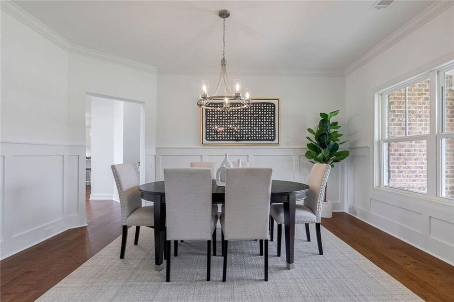 Furnished interior view inside a new home in , Watkinsville (Image 9).