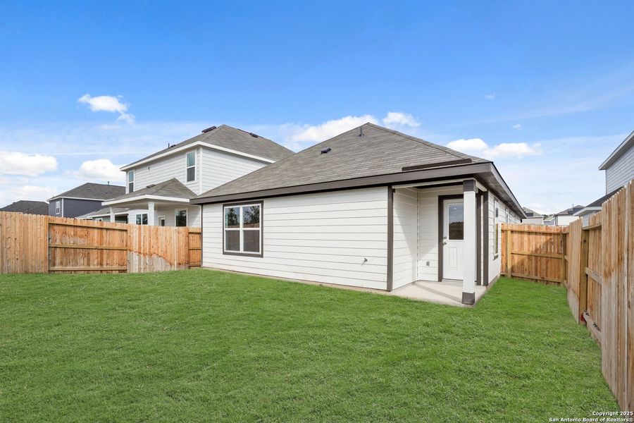 Exterior details and patio area of a home in Timber Creek, San Antonio (Image 19). Exterior details and patio area of a home in Timber Creek, San Antonio (Image 19).