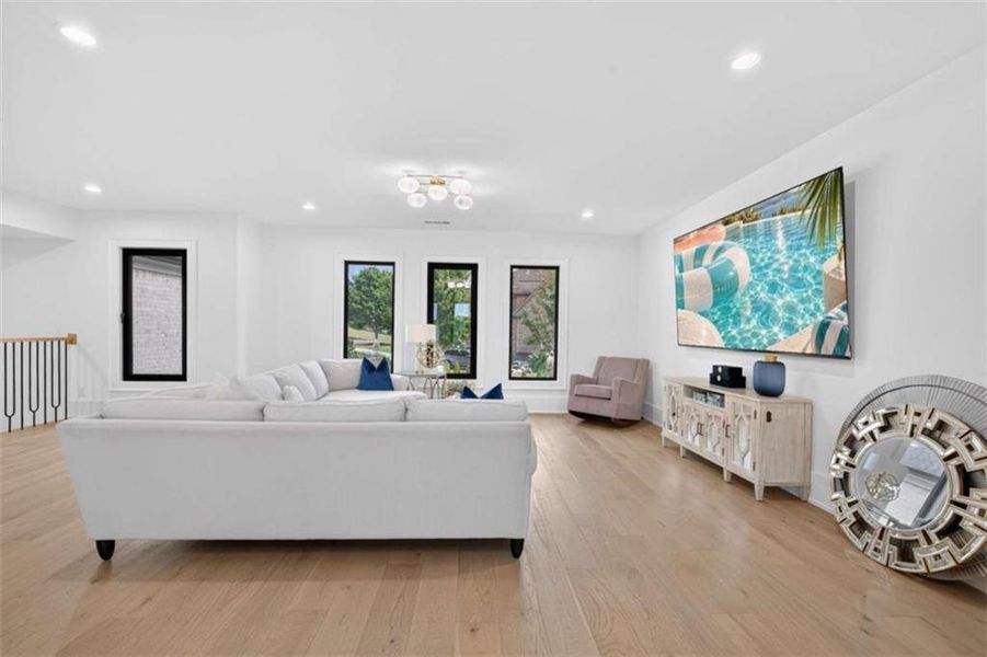Furnished interior view inside a new home in , Hoschton (Image 50).