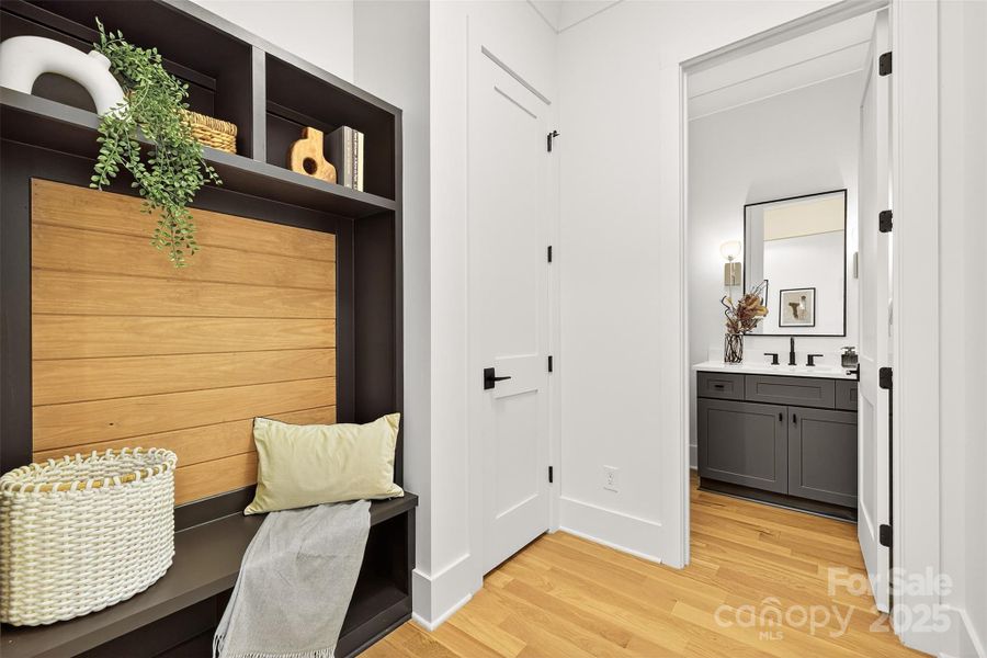 Furnished interior view inside a new home in , Charlotte (Image 10).