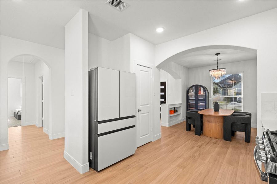 Furnished interior view inside a new home in , Santa Fe (Image 13). Furnished interior view inside a new home in , Santa Fe (Image 13).