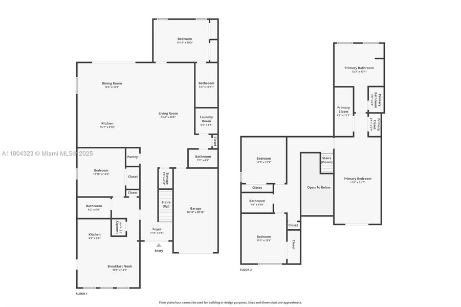 2D floor plan layout of this home in , Miami, FL (Image 3). 2D floor plan layout of this home in , Miami, FL (Image 3).