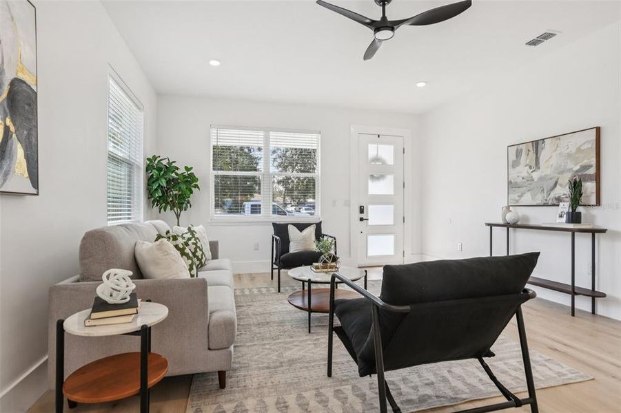 Furnished interior view inside a new home in , Tampa (Image 16).