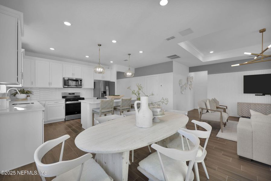 Furnished interior view inside a new home in Murray Farms, Middleburg (Image 9).