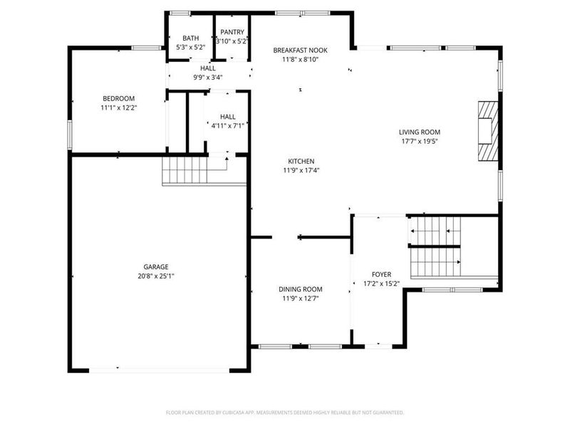 2D floor plan layout of this home in , Powder Springs, GA (Image 6).