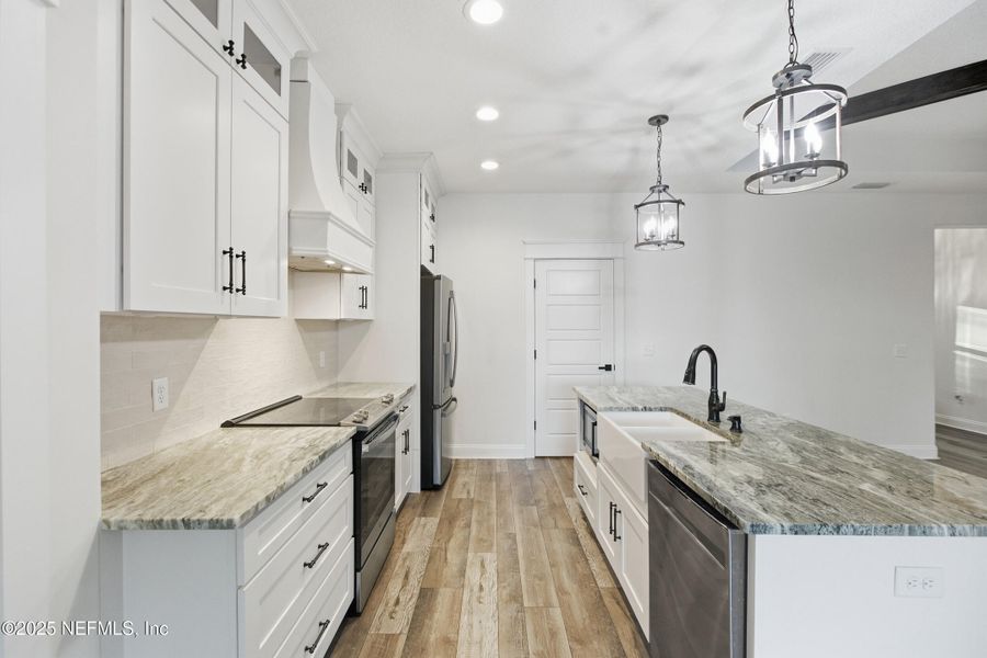 Furnished interior view inside a new home in , Florahome (Image 16).