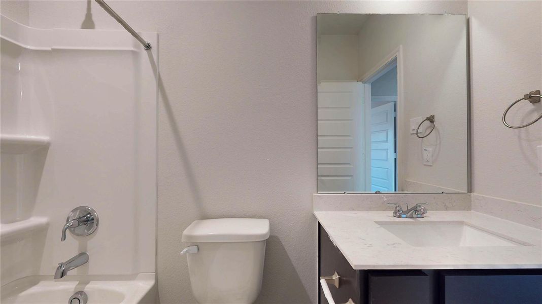 Furnished interior view inside a new home in Lexington Heights 50', Willis (Image 10).