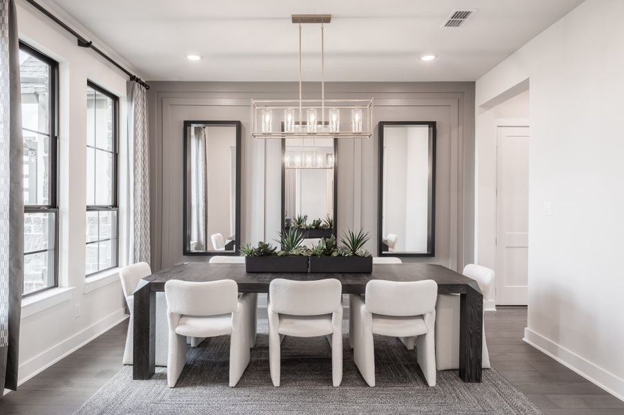 Representative furnished interior of a home built from the Bogata by Tri Pointe Homes in Harvest Green, Richmond (Image 93).