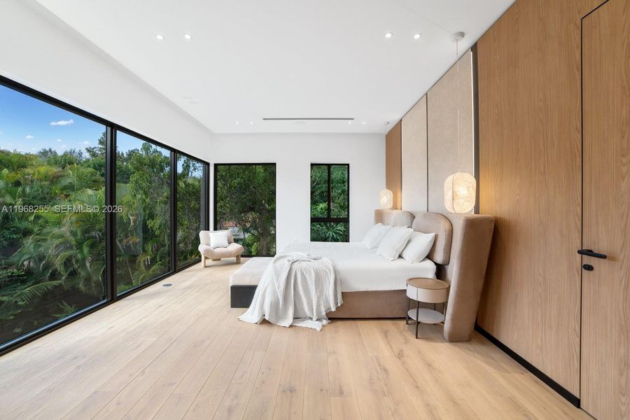 Furnished interior view inside a new home in , Miami (Image 54).