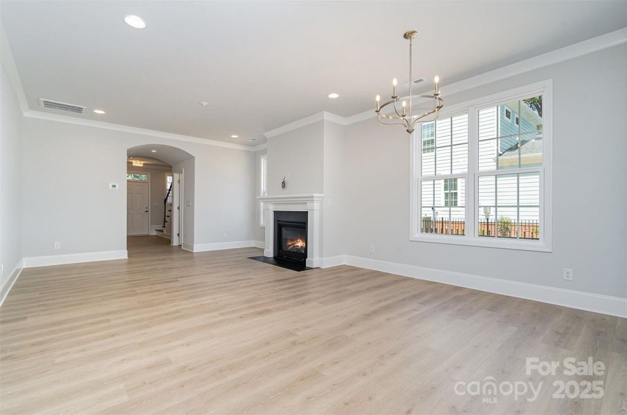 Spacious, unfurnished interior of a new home in , Cornelius (Image 22).