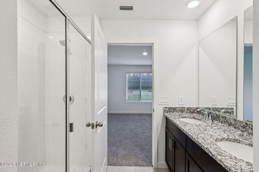 Furnished interior view inside a new home in Kings Preserve, Jacksonville (Image 13). Furnished interior view inside a new home in Kings Preserve, Jacksonville (Image 13).