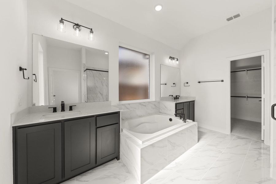 Furnished interior view inside a new home in Sutton Fields, Celina (Image 7).