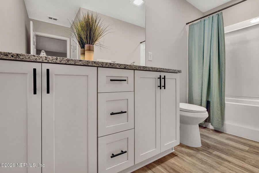 Furnished interior view inside a new home in , Jacksonville (Image 15). Furnished interior view inside a new home in , Jacksonville (Image 15).