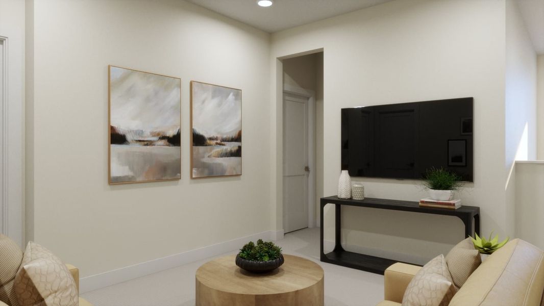 Furnished interior view inside a new home in Parkton Square, Kyle (Image 15). Furnished interior view inside a new home in Parkton Square, Kyle (Image 15).